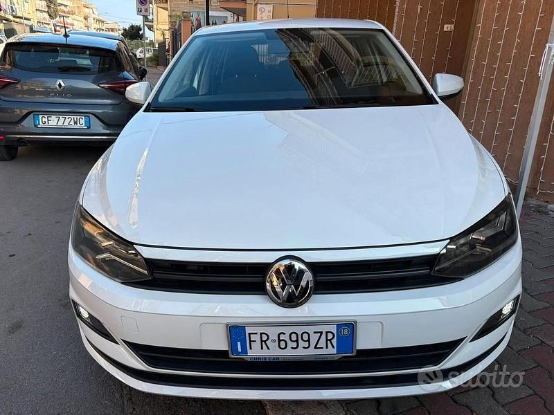 Usata VW Polo Trendline 80 CV (58 kW) 2018 Bianco Utilitaria
