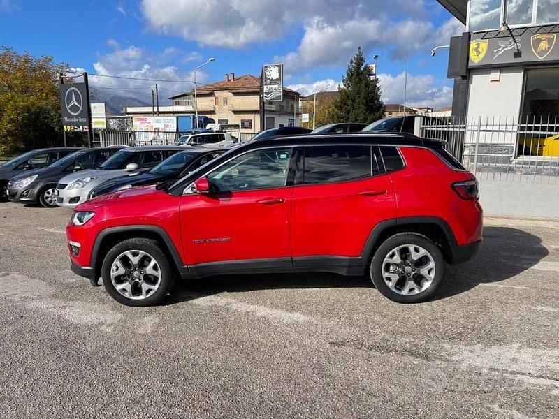 Usata Jeep Compass Limited 140 CV (102 kW) 2018 Rosso SUV