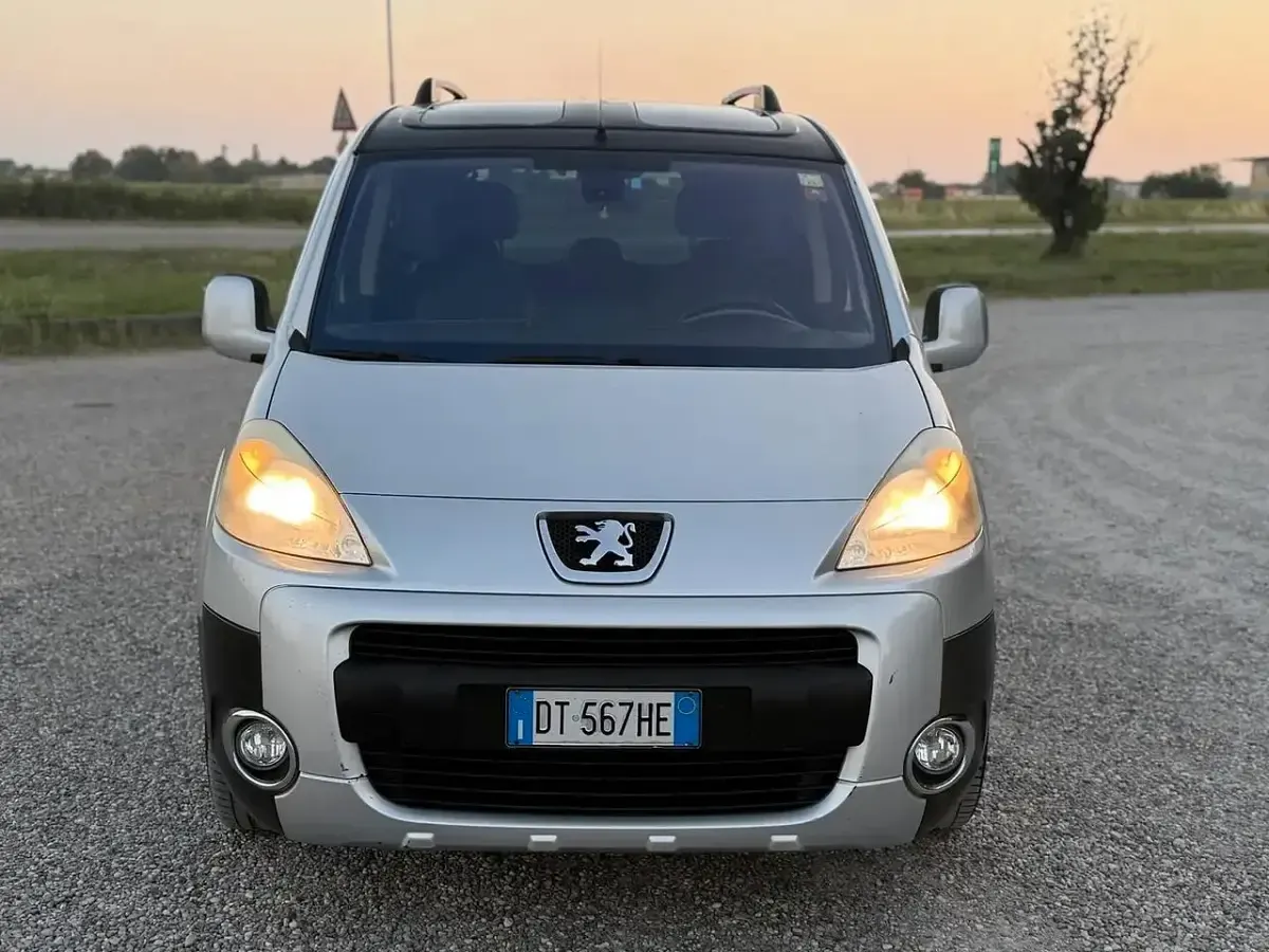 Usata Peugeot Partner Tepee Outdoor 109 CV (80 kW) 2008 Argento Monovolume