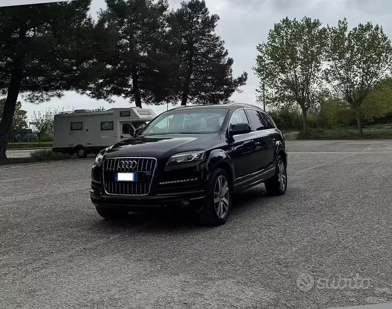 Usata Audi Q7 245 CV (180 kW) 2014 Nero SUV