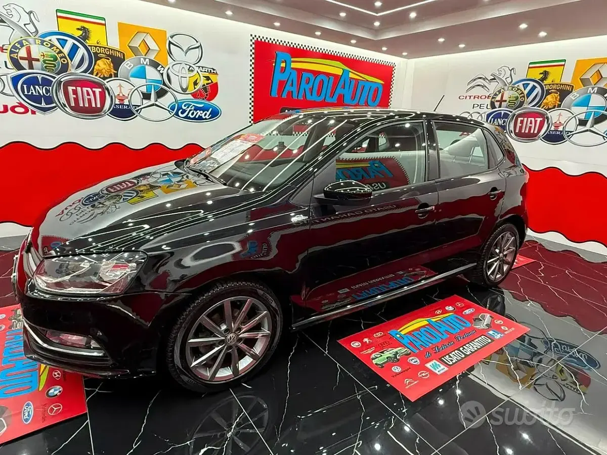 Usata VW Polo 90 CV (66 kW) 2016 Nero Berlina