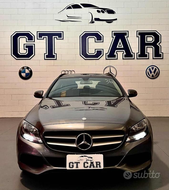 Usata Mercedes C200 Business 136 CV (100 kW) 2017 Grigio Station wagon
