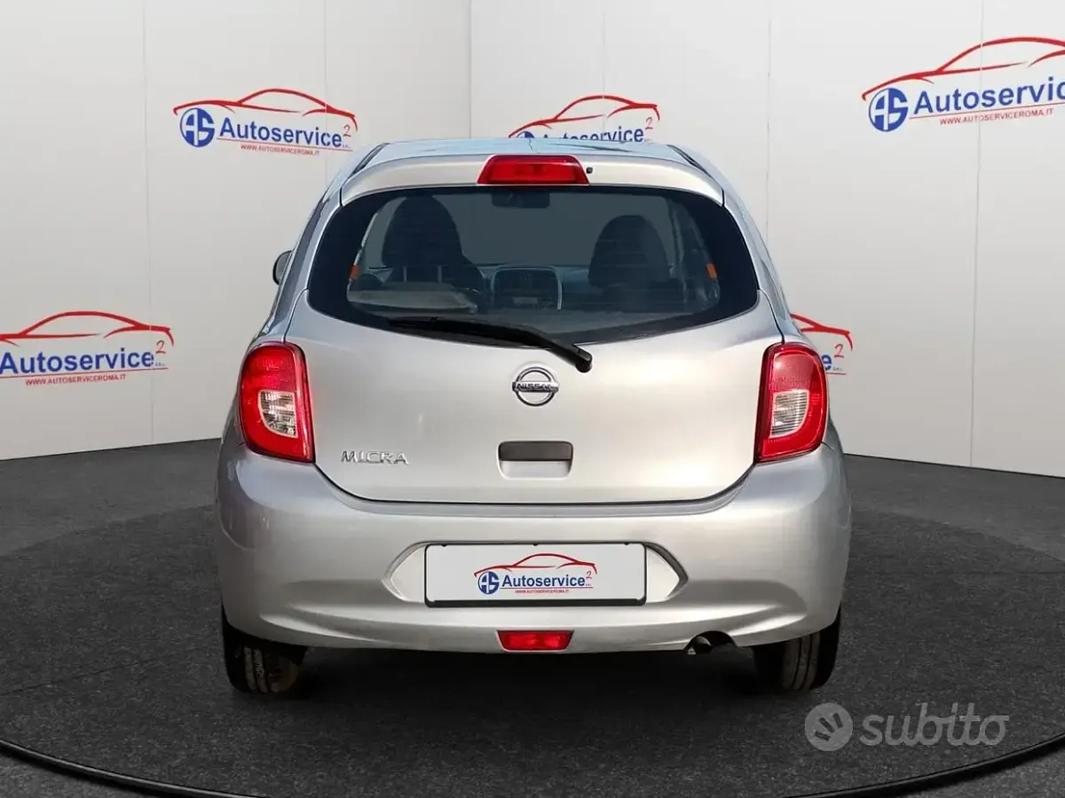 Usata Nissan Micra Visia 80 CV (58 kW) 2015 Grigio Utilitaria