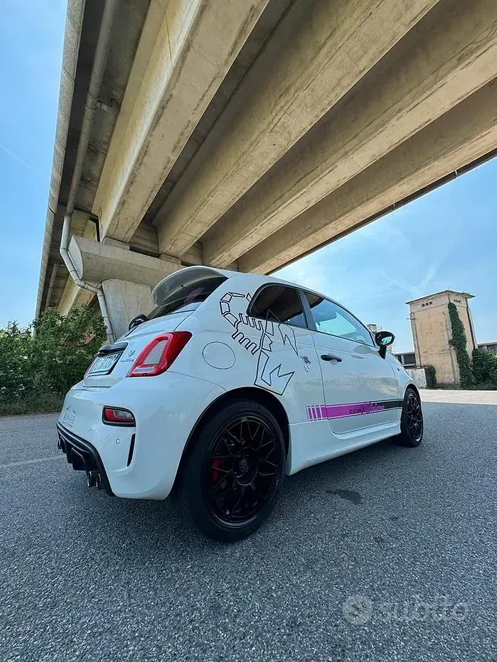 Usata Abarth 595 Competizione 180 CV (132 kW) 2018 Bianco Berlina