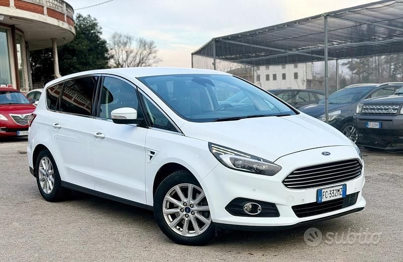 Usata Ford S-MAX Vignale 150 CV (110 kW) 2016 Bianco Monovolume