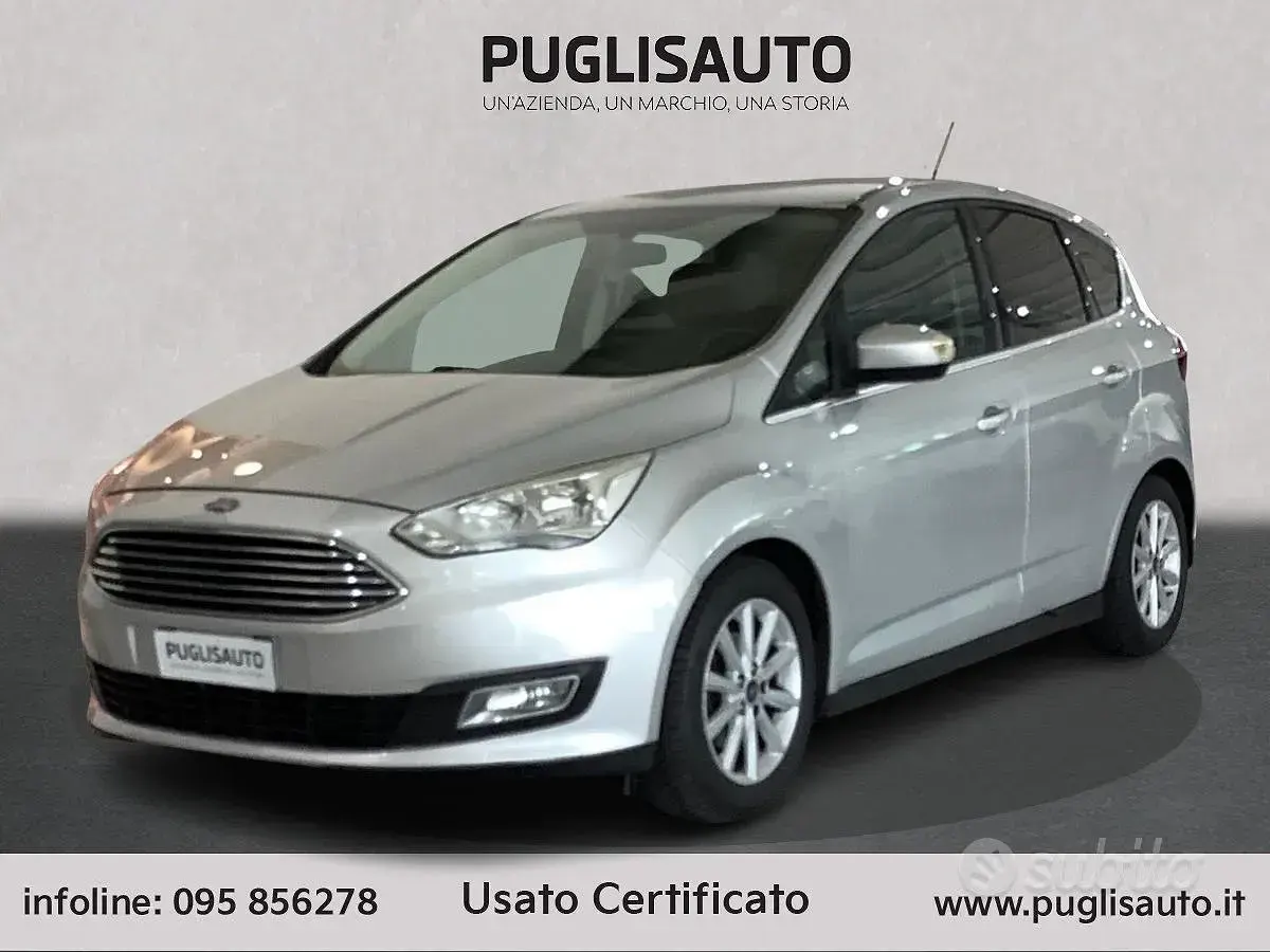Usata Ford C-MAX Titanium 120 CV (88 kW) 2017 Argento Monovolume