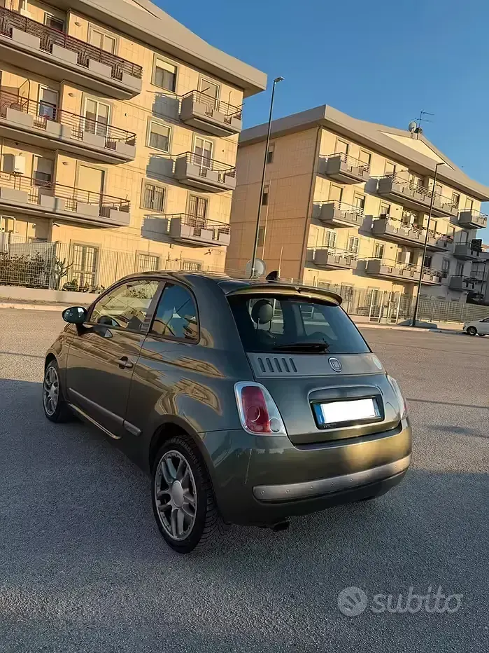 Usata Fiat 500 69 CV (50 kW) 2010 Verde Berlina