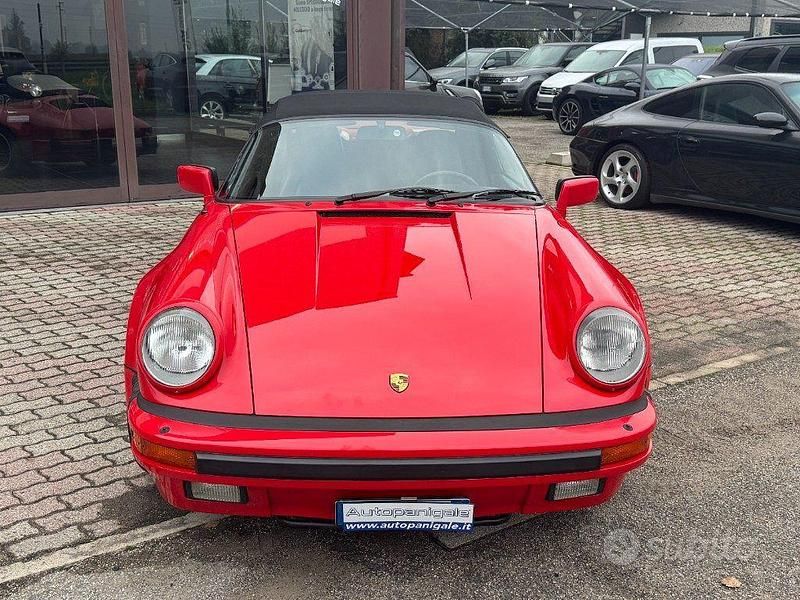 Usata Porsche 911 218 CV (160 kW) 1989 Rosso Cabrio