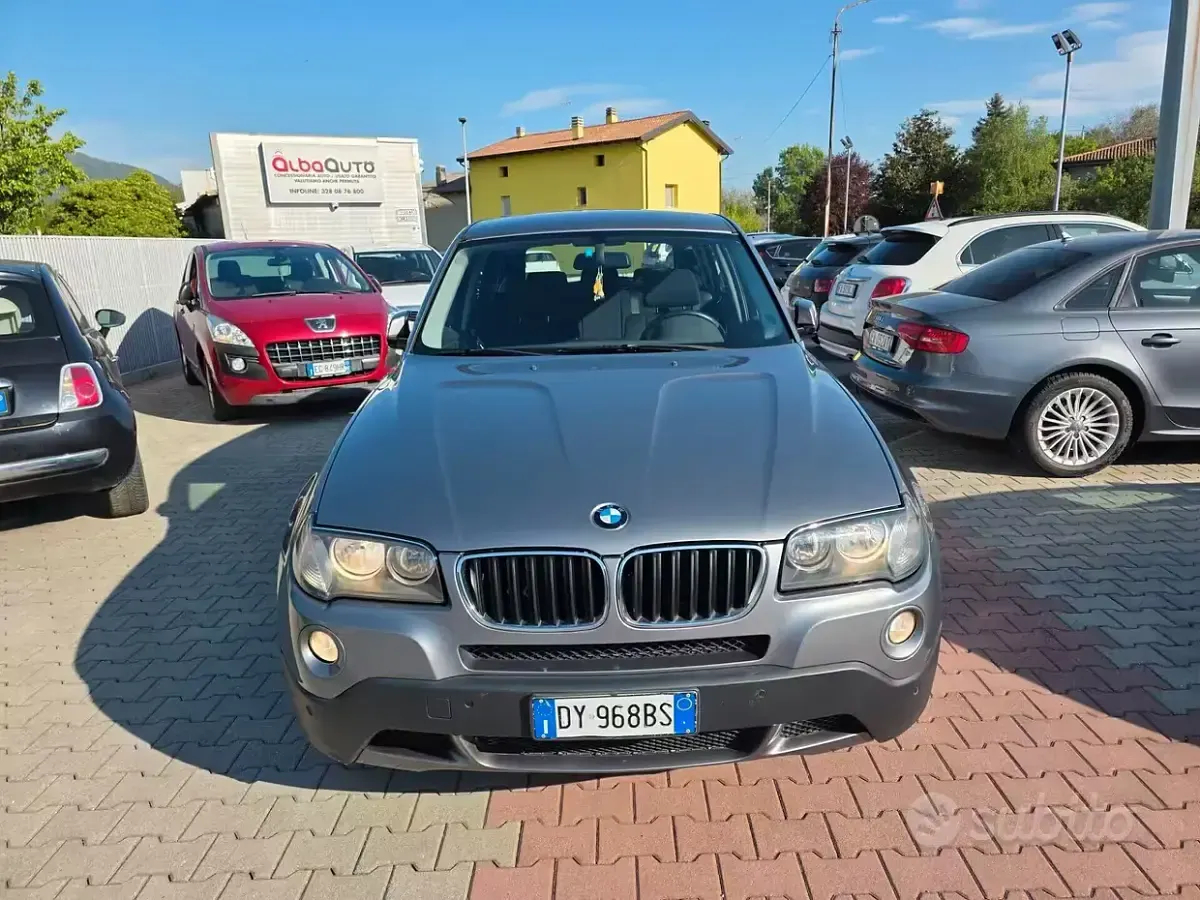 Usata BMW X3 Sport Line 177 CV (130 kW) 2009 Grigio SUV