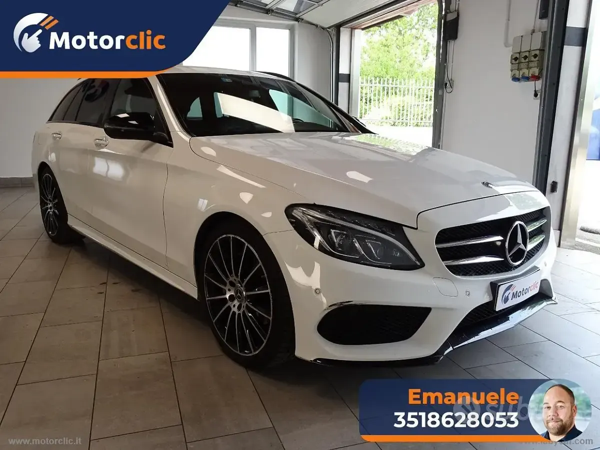 Brugt Mercedes C220 Premium 170 HK (125 kW) 2017 Hvid Stationcar
