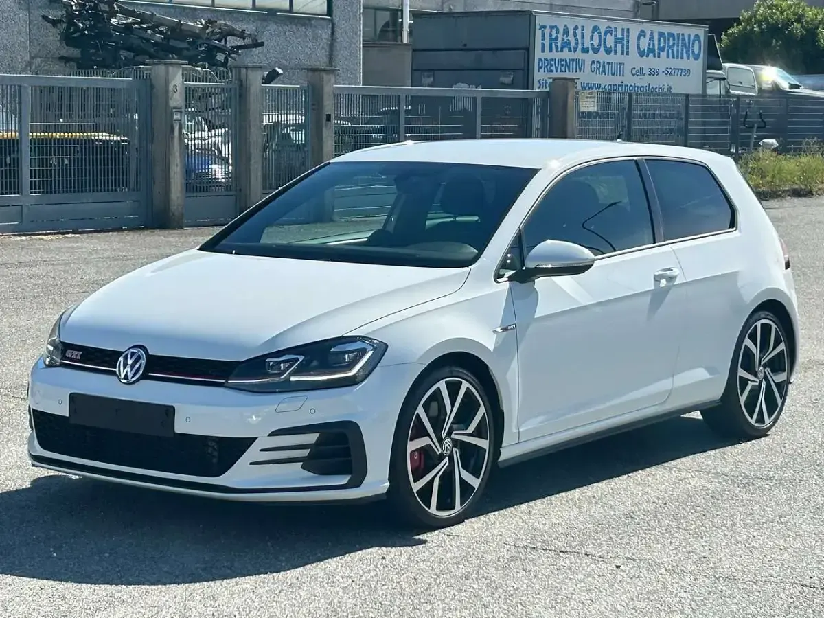 Usata VW Golf VII GTI 245 CV (180 kW) 2018 Bianco Berlina