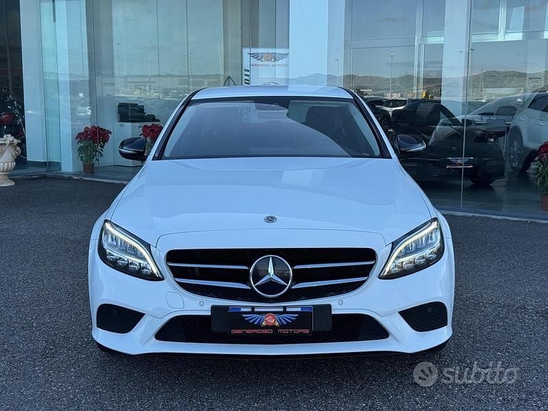 Usata Mercedes C220 160 CV (117 kW) 2019 Bianco Berlina