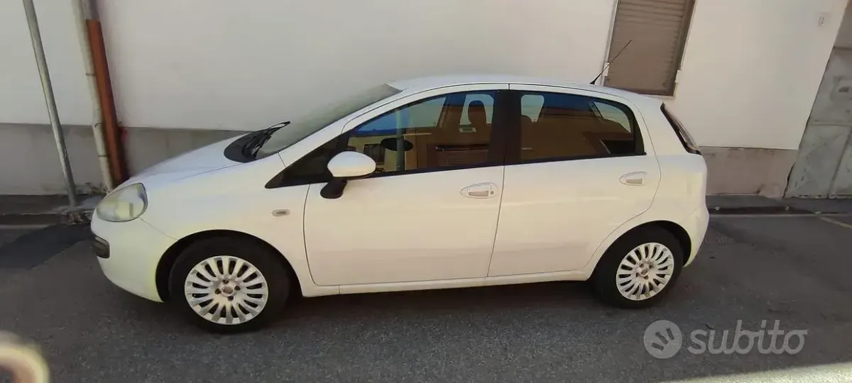 Usata Fiat Punto Evo 75 CV (55 kW) 2010 Bianco Utilitaria