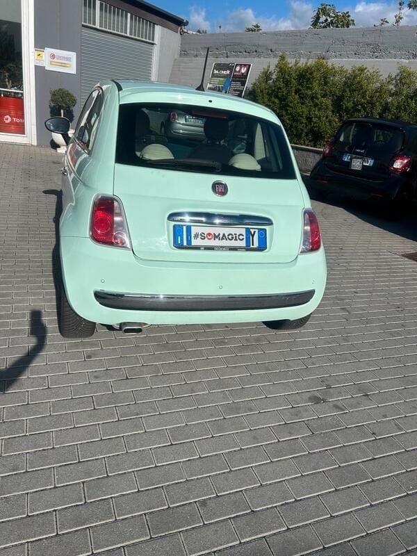 Usata Fiat 500 Lounge 95 CV (69 kW) 2016 Verde Berlina
