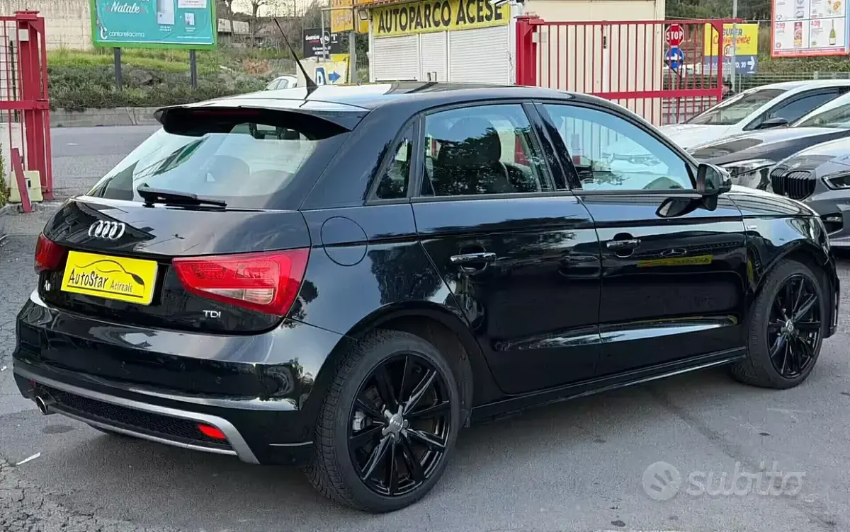 Usata Audi A1 S-Line 90 CV (66 kW) 2014 Nero Utilitaria