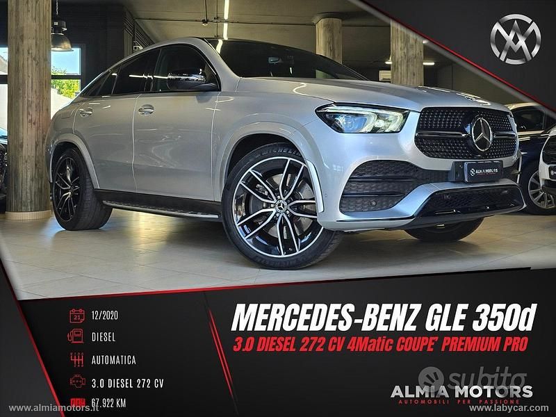 Grigio Usata 2020 Mercedes GLE350 Premium Coupé | 68.990 € - Immagine 1/4