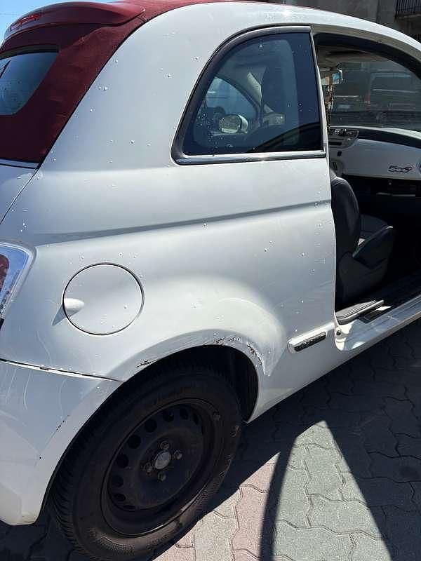 Usata Fiat 500C Pop 69 CV (50 kW) 2011 Bianco Cabrio
