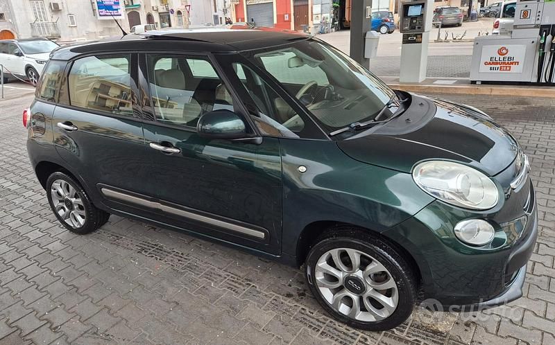 Usata Fiat 500L Lounge 80 CV (58 kW) 2014 Verde Monovolume