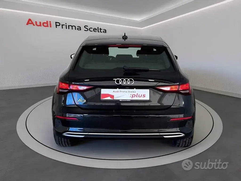 Usata Audi A3 Advanced 110 CV (80 kW) 2022 Nero Berlina
