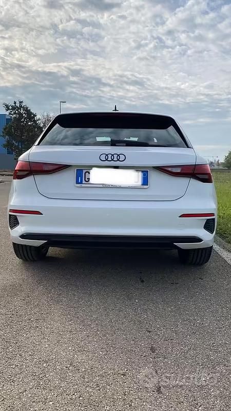 Usata Audi A3 Advanced 150 CV (110 kW) 2022 Bianco Berlina