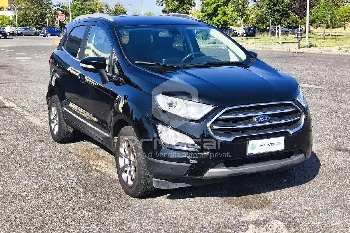 Usata Ford Ecosport Titanium 125 CV (91 kW) 2018 Nero SUV
