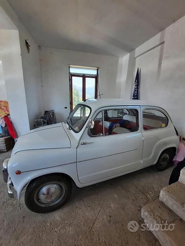 Usata Fiat 600 1960 Bianco Utilitaria