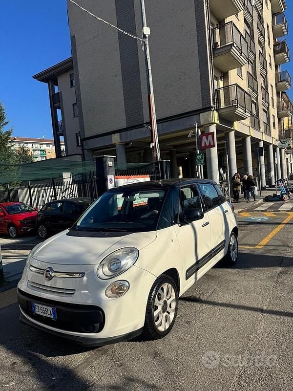 Usata Fiat 500L Lounge 95 CV (69 kW) 2015 Bianco Monovolume