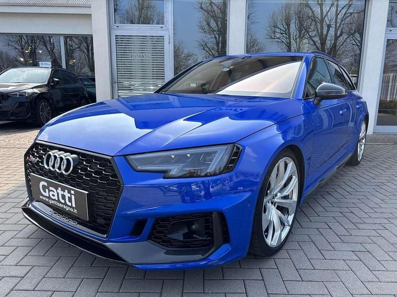 Usata Audi RS4 Exclusive 450 CV (330 kW) 2018 Blu nogaro Station wagon