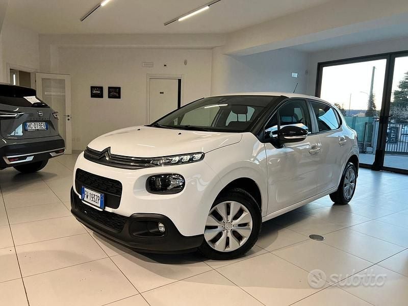 Usata Citroën C3 Feel 102 CV (75 kW) 2019 Bianco Utilitaria