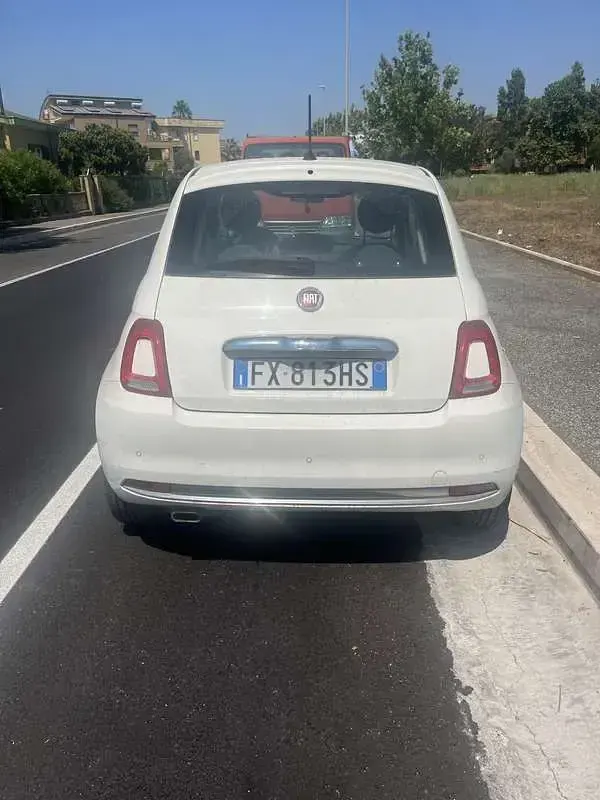 Usata Fiat 500 Lounge 69 CV (50 kW) 2019 Bianco Utilitaria