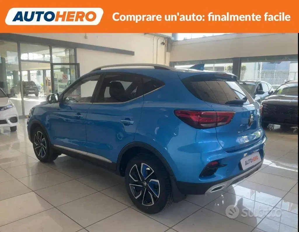 Usata MG ZS Luxury 111 CV (81 kW) 2021 Blu/azzurro SUV