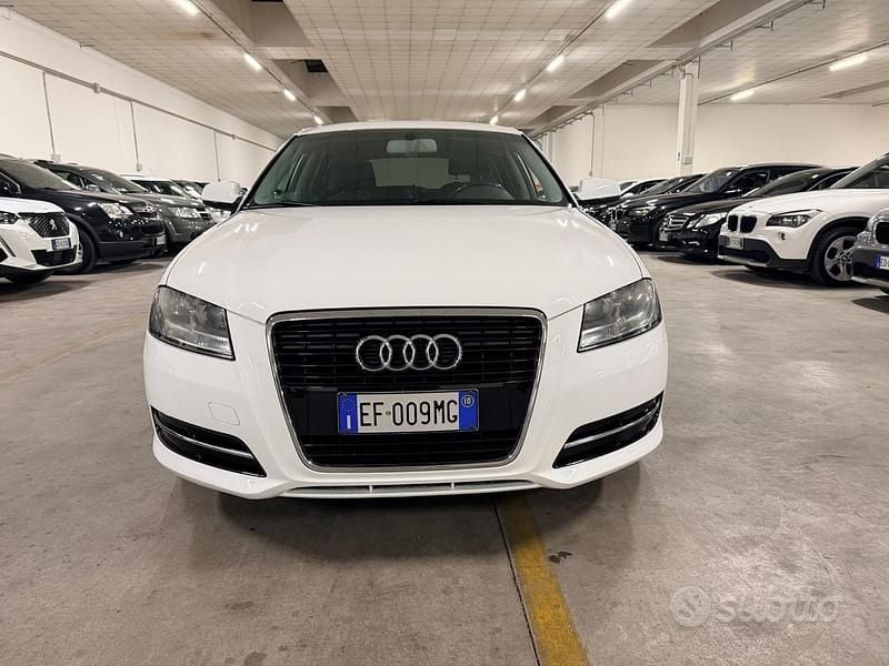 Usata Audi A3 Attraction 160 CV (117 kW) 2010 Bianco Utilitaria