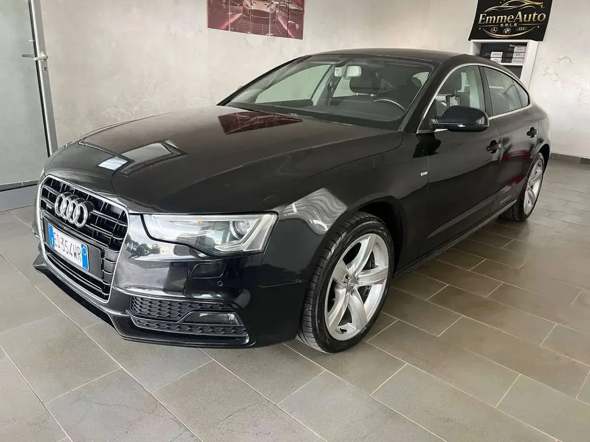 Usata Audi A5 Sportback 177 CV (130 kW) 2013 Nero Utilitaria