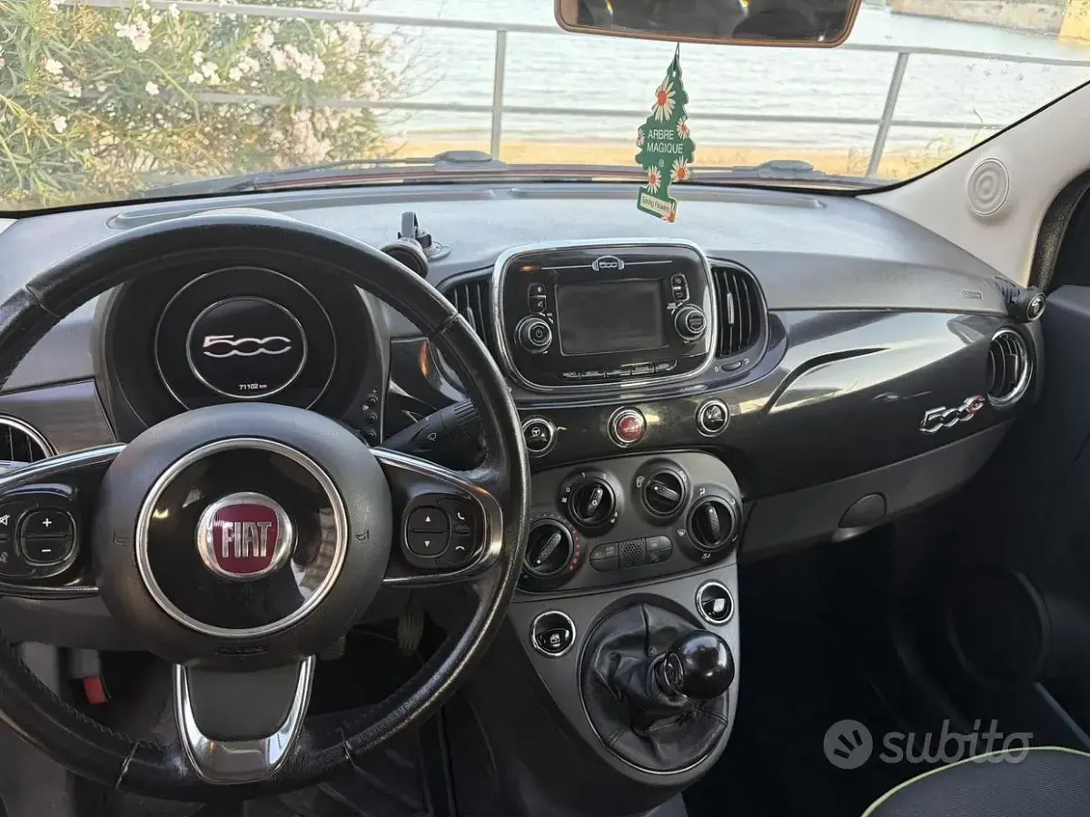 Usata Fiat 500C 69 CV (50 kW) 2016 Nero Cabrio