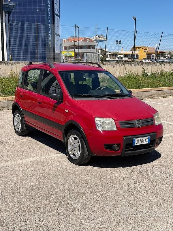 Usata Fiat Panda 2009 Rosso Utilitaria