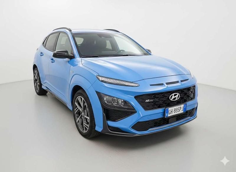 Usata Hyundai Kona N Line 120 CV (88 kW) 2021 Blu/azzurro SUV