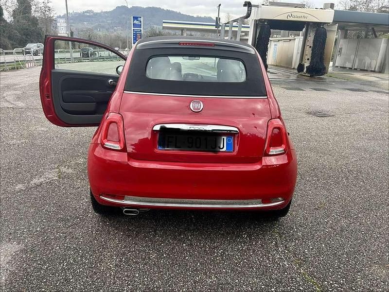 Usata Fiat 500C Pop Star 95 CV (69 kW) 2016 Rosso Cabrio