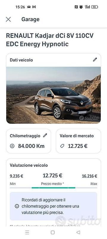 Usata Renault Kadjar Play 115 CV (84 kW) 2019 Grigio SUV
