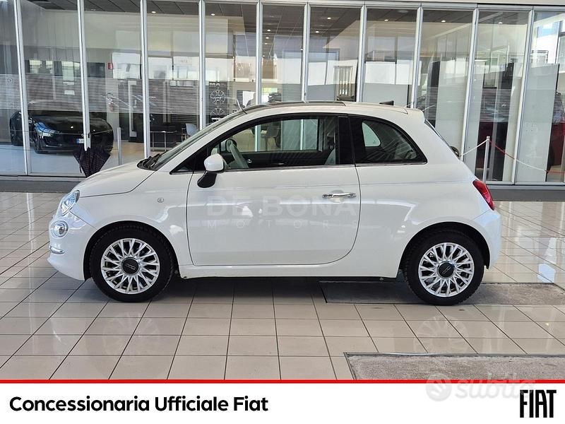 Usata Fiat 500 Lounge 95 CV (69 kW) 2016 Bianco Berlina