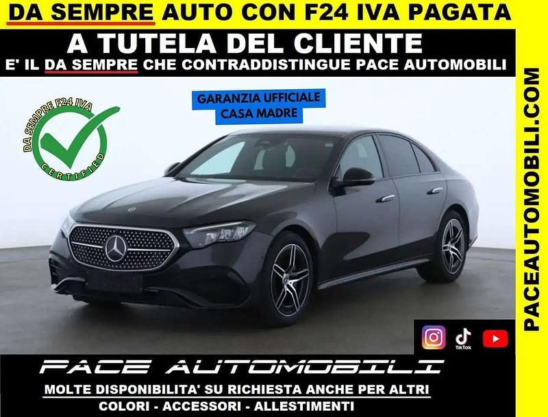 Nero Usata 2024 Mercedes E220 Premium Tre volumi | 51.800 € (Super prezzo) - Immagine 1/1
