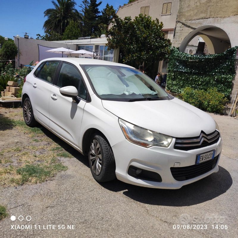 Usata Citroën C4 90 CV (66 kW) 2014 Bianco Berlina