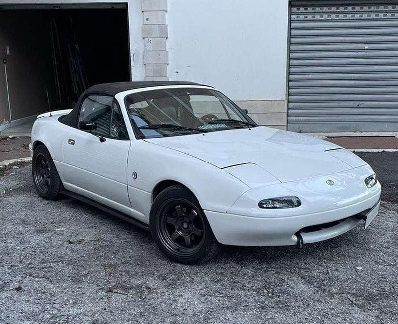 Usata Mazda MX5 90 CV (66 kW) 1995 Bianco Cabrio