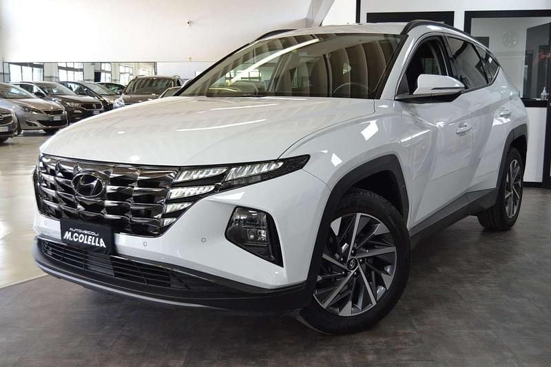 Bianco Usata 2021 Hyundai Tucson SUV | 20.990 € (Buon prezzo) - Immagine 1/4