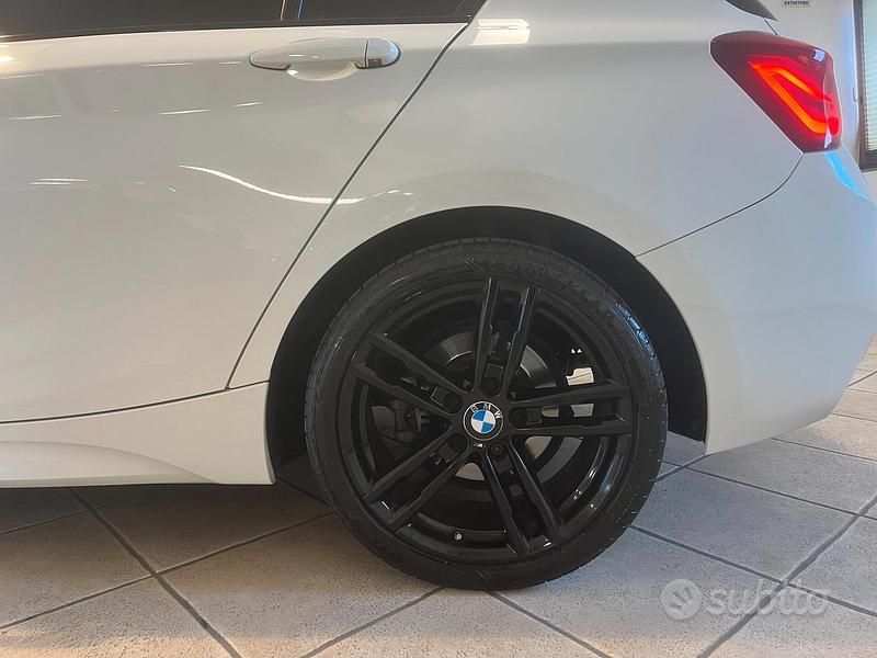 Begagnad BMW 114 M Sport 95 HK (69 kW) 2018 Vit Halvkombi