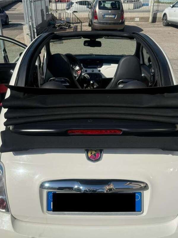Usata Abarth 500C 135 CV (99 kW) 2014 Bianco Cabrio