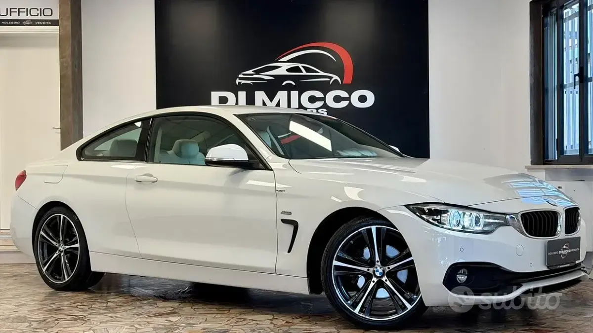 Usata BMW 420 Sport Line 190 CV (139 kW) 2018 Bianco Coupé