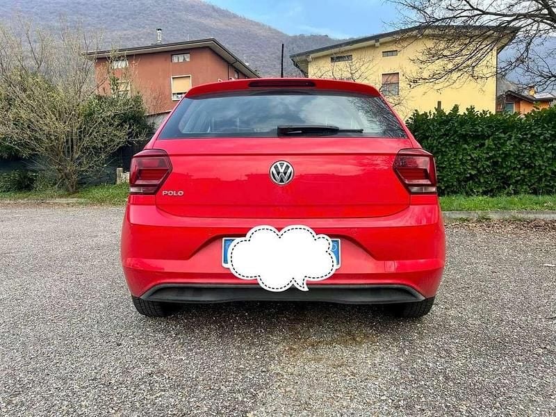 Usata VW Polo Comfortline 65 CV (47 kW) 2018 Rosso Utilitaria