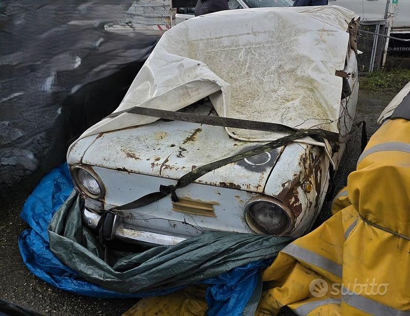 Usata Fiat 850 1960 Bianco Utilitaria