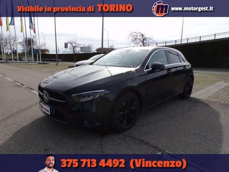 Usata Mercedes A180 Advanced 136 CV (100 kW) 2023 Nero Berlina
