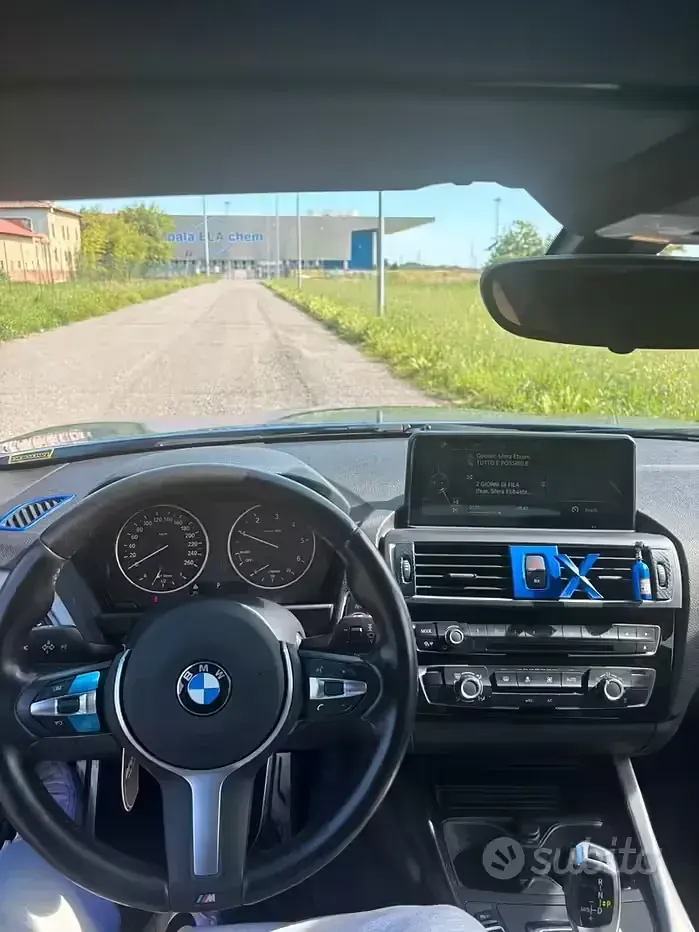 Usata BMW 116 M Sport 116 CV (85 kW) 2016 Blu Utilitaria